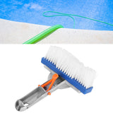 5.5in Pool Brush Portable Nylon Swimming Pool Wall Floor Cleaning Brush Accessory