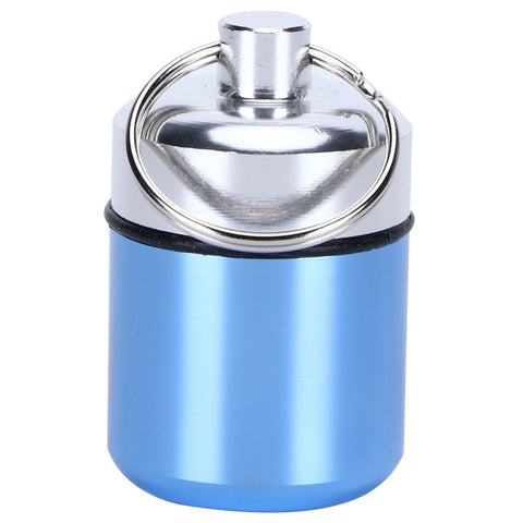Waterproof Medicine Box Aluminium Alloy Mini Pills Case Holder for Swimming Pool SaunaLight Blue In Australia - Darrahopens