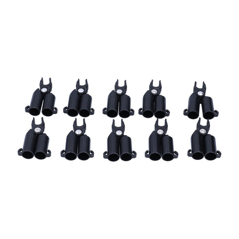 10PCS A-Type Connecting Joint Fixed Clip Plant Supports Fixing Stakes Connector Garden Tool(11mm ID ) In Australia - Darrahopens