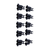 10PCS A-Type Connecting Joint Fixed Clip Plant Supports Fixing Stakes Connector Garden Tool(16mm ID )