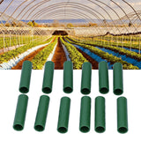 12PCS Garden Stake Connecting Pipe Vines Climbing Plant Support Stakes Connectors11mm Inner Diameter