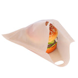 5Pcs NonStick Microwave Oven Toast Bag Food Grade Reusable Barbecue Bag for Barbecue Baking(17x19CM )