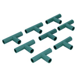 8Pcs T shape Connector DIY Plant Stake Joint Tee Adapter for 16mm Garden Plant Support In Australia - Darrahopens