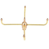 G1/2 Female Thread G3/4 Male Thread 4 Arm Rotate Water Fountain Nozzle Spray Head Sprinkler for Garden Pond