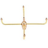 G1/2 Female Thread G3/4 Male Thread 4 Arm Rotate Water Fountain Nozzle Spray Head Sprinkler for Garden Pond