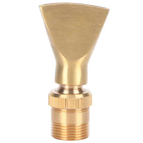 Brass Narrow Fan Jet Water Fountain Nozzle Spray Head Adjustable Pond Sprinkler(G1/2 Female Thread G3/4 Male Thread ) In Australia - Darrahopens