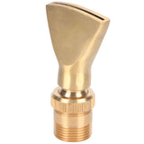 Brass Narrow Fan Jet Water Fountain Nozzle Spray Head Adjustable Pond Sprinkler(G1/2 Female Thread G3/4 Male Thread ) In Australia - Darrahopens