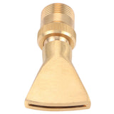 Brass Narrow Fan Jet Water Fountain Nozzle Spray Head Adjustable Pond Sprinkler(G1/2 Female Thread G3/4 Male Thread ) In Australia - Darrahopens