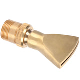 Brass Narrow Fan Jet Water Fountain Nozzle Spray Head Adjustable Pond Sprinkler(G1/2 Female Thread G3/4 Male Thread ) In Australia - Darrahopens