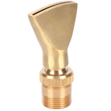 Brass Narrow Fan Jet Water Fountain Nozzle Spray Head Adjustable Pond Sprinkler(G1/2 Female Thread G3/4 Male Thread ) In Australia - Darrahopens