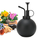 500ml Watering Pot Vintage Hand Press Spray Bottle Garden Balcony Accessory Black
