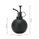 500ml Watering Pot Vintage Hand Press Spray Bottle Garden Balcony Accessory Black