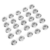 25Pcs Flange Nut Corrosion Resistant Stainless Steel Nuts Greenhouse Supplies AccessoriesM6 In Australia - Darrahopens