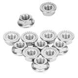 25Pcs Flange Nut Corrosion Resistant Stainless Steel Nuts Greenhouse Supplies AccessoriesM6 In Australia - Darrahopens