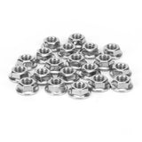 25Pcs Flange Nut Corrosion Resistant Stainless Steel Nuts Greenhouse Supplies AccessoriesM6 In Australia - Darrahopens