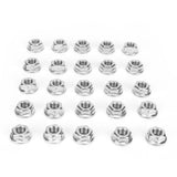 25Pcs Flange Nut Corrosion Resistant Stainless Steel Nuts Greenhouse Supplies AccessoriesM8 In Australia - Darrahopens
