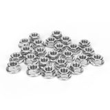 25Pcs Flange Nut Corrosion Resistant Stainless Steel Nuts Greenhouse Supplies AccessoriesM8 In Australia - Darrahopens