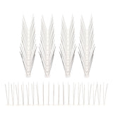 6Pcs Anti Bird Spike Stainless Steel Outdoor Birds Pigeons Repellent Tool Fence Wall Accessory