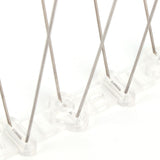6Pcs Anti Bird Spike Stainless Steel Outdoor Birds Pigeons Repellent Tool Fence Wall Accessory