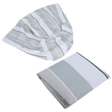 Water Resistant Chair Cover Indoor Outdoor Garden Patio Furniture Dust Cover ProtectorStripe 68.5x76x51x106.5cm
