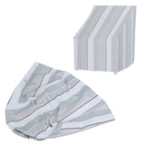 Water Resistant Chair Cover Indoor Outdoor Garden Patio Furniture Dust Cover ProtectorStripe 85x94x68.5x91.5cm