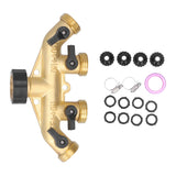 G3/4 4‑Way Water Hose Splitter Garden Hose Adapter Watering Connector Distributor for Faucet In Australia - Darrahopens