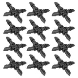 50PCS 4/7 4-Way Hose Connector Cross Fitting Irrigation Tubing Connector Fitting In Australia - Darrahopens