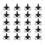 20PCS Cross Misting Sprinkler with Barbed Connector Garden Irrigation Accessories Fittings In Australia - Darrahopens