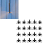 20PCS Cross Misting Sprinkler with Barbed Connector Garden Irrigation Accessories Fittings