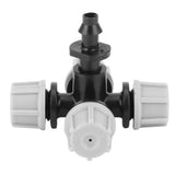 20PCS Cross Misting Sprinkler with Barbed Connector Garden Irrigation Accessories Fittings