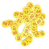 50Pcs Beehive Tag ABS Round Numbered Sign Labels with Hole Livestock Accessory Red Yellow In Australia - Darrahopens