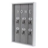 WallMounted Key Rack Wooden Key Organizer Hanger Decorative Key Hanging Holder Decor(C )
