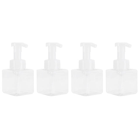 4PCS 250ml Clear Plastic Pump Bottles Foaming Soap Dispenser Refillable Foam Bottle Travel Use In Australia - Darrahopens