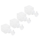 4PCS 250ml Clear Plastic Pump Bottles Foaming Soap Dispenser Refillable Foam Bottle Travel Use