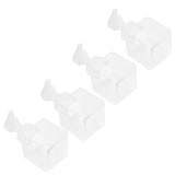 4PCS 250ml Clear Plastic Pump Bottles Foaming Soap Dispenser Refillable Foam Bottle Travel Use