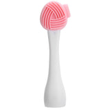 Handheld Silicone Face Cleaning Brush Mask DIY Mixing Stick Makeup Cleansing BrushPink and White Single Head In Australia - Darrahopens