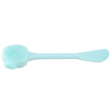 Handheld Silicone Face Cleaning Brush Mask DIY Mixing Stick Makeup Cleansing Brush(Green Double Head Knife Shape )