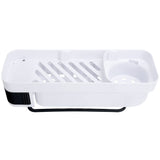 No Drilling Corner Shower Shelf Wall Mounted Bathroom Storage Rack with Towel Hook(White Black ) In Australia - Darrahopens