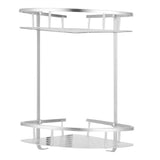 2 Layer Corner Shower Shelf Wall Mounted Aluminum Rack for Bathroom Kitchen Dormitory In Australia - Darrahopens