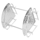 2 Layer Corner Shower Shelf Wall Mounted Aluminum Rack for Bathroom Kitchen Dormitory