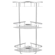 3 Tiers Corner Shower Shelf Wall Mounted Shower Organizer Storage Rack for Toilet Kitchen In Australia - Darrahopens