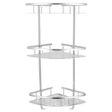 3 Tiers Corner Shower Shelf Wall Mounted Shower Organizer Storage Rack for Toilet Kitchen In Australia - Darrahopens