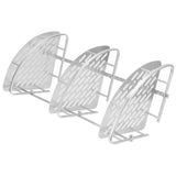 3 Tiers Corner Shower Shelf Wall Mounted Shower Organizer Storage Rack for Toilet Kitchen In Australia - Darrahopens