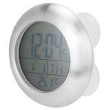 Shower Wall Clock Portable Waterproof Digital Clock with Temperature Calendar Display In Australia - Darrahopens