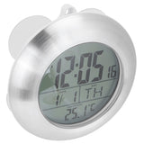 Shower Wall Clock Portable Waterproof Digital Clock with Temperature Calendar Display In Australia - Darrahopens