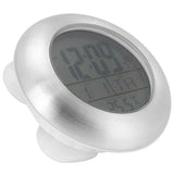 Shower Wall Clock Portable Waterproof Digital Clock with Temperature Calendar Display