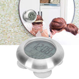Shower Wall Clock Portable Waterproof Digital Clock with Temperature Calendar Display