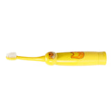 Children Electric Toothbrush Cartoon Pattern Waterproof Teeth Cleaning Brush Gift for KidsYellow In Australia - Darrahopens