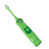 Children Electric Toothbrush Cartoon Pattern Waterproof Teeth Cleaning Brush Gift for KidsGreen In Australia - Darrahopens