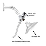 G1/2 Shower Head Diverter Valve Shower Arm Splitter for Hand Showerhead and Fixed Spray Head